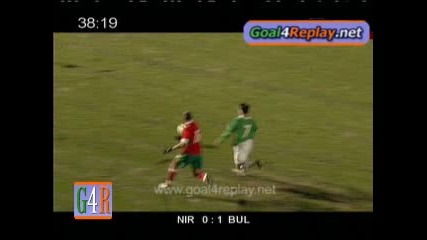 Ireland Northern - Bulgaria 0 - 1 gol na Martin Petrov