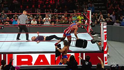 Kurt Angle, Bobby Roode, Chad Gable & Apollo Crews vs. Baron Corbin - Handicap Match: Raw, Dec. 17, 2018 (Full Match)