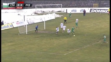 Първо полувреме: Славия - Лудогорец 0:1