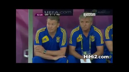 Г група | Украйна 0 - 2 Франция