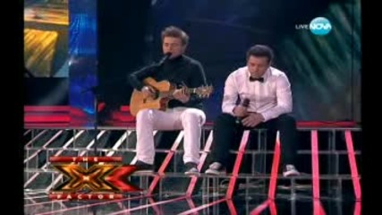 Прекрасно изпълнение на Ангел и Моисей -x- Factor - 23.11.11