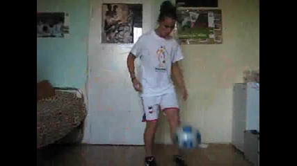 girl makes freestyle 