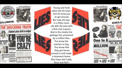 Guns N' Roses - Nice Boys (lyrics) Hd