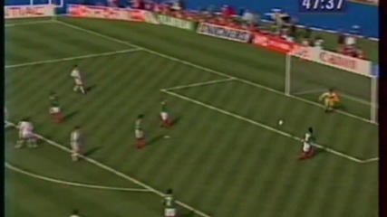 Футбол Мексико - България 1994 - Първо полувреме - Част 5/5 (високо качество)