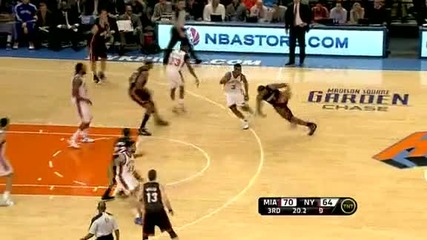 Miami Heat @ New York Knicks 88 - 93 [highlights] - 27.01.2011