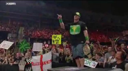 Dx vs The Unified Tag team Champions vs John Cena and 