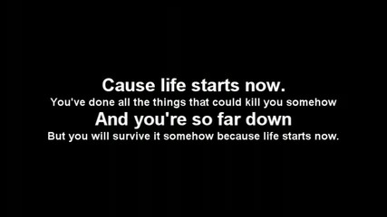 Three Days Grace - Life Starts Now
