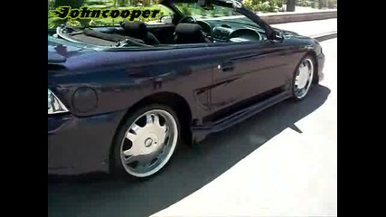Candy Purpura Ford Mustang convertible