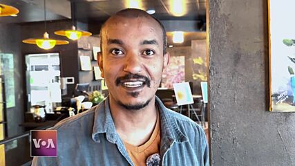 Ethiopia visual artist uses work to document journey since escaping civil war
