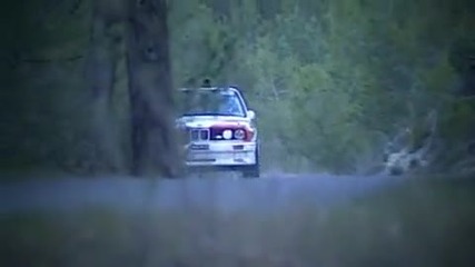 Bmw M3 in action on tarmac - with pure engine sounds 