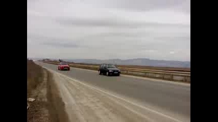 106gti vs E30 Miro 2, 0 Турбо на 1, 2бара