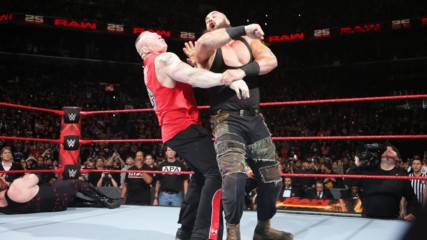 Braun Strowman, Brock Lesnar and Kane collide before the Royal Rumble event: Raw 25, Jan. 22, 2018