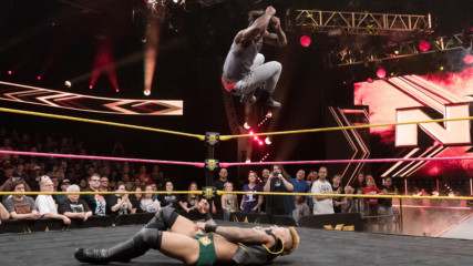 Velveteen Dream tries to get Aleister Black's attention by ambushing Lio Rush: WWE NXT, Oct. 4, 2017