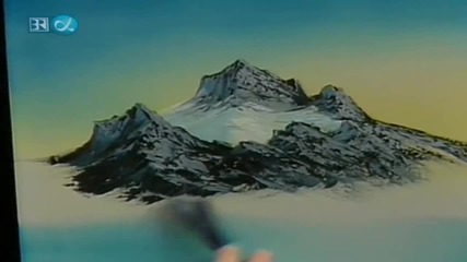 S21 Радостта на живописта с Bob Ross E12 Lone Mountain ღобучение в рисуване, живописღ