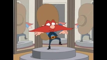 Family guy Бъзик с Yosemite Sam мустакаткото 