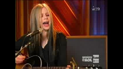 Avril Lavigne - Nobodys Home AOL SESSION