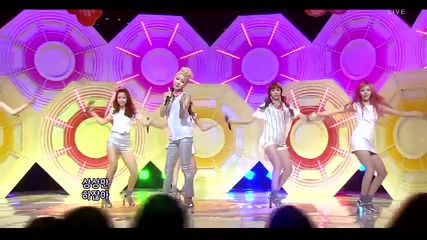 Dalshabet - Pink Rocket ~ Inkigayo (17.04.11)