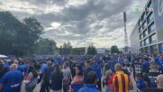Нетърпеливите фенове на Левски изпълват "Георги Аспарухов"