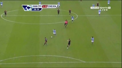 Man City 1 - 0 Chelsea Tevez Goal 