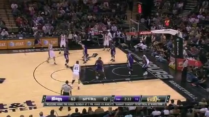 Kings Vs Spurs _ Full Highlights _ March 1st, 2013