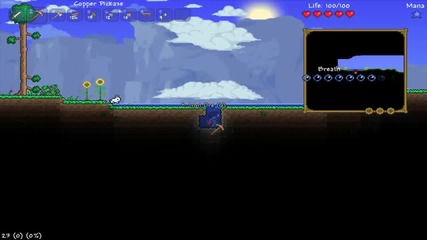 Terraria Episode: 1 - Нищо не разбирам от игратаааа