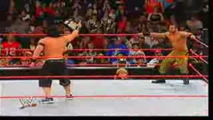John Cena Vs Daivari (blindfold)