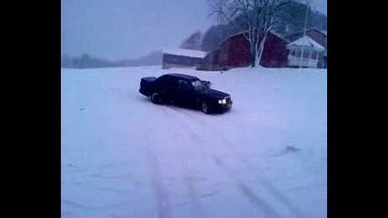Mercedes Benz - Дрифт В Снега