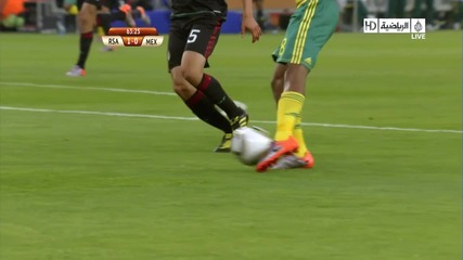 World Cup 2010 Siphiwe Tshabalala Goal vs Mexico Slow Motion ( H D ) 