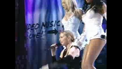 Britney Spears and Christina Aguilera Пеят В Булчински Рокли (feat. Madonna)-Най - Грандиозното Шоу В Историята На Hollywood
