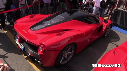 Три La Ferrari-та на пистата