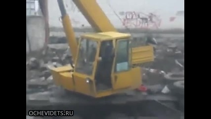 Ето как се разтоварвяат камиони в Русия..