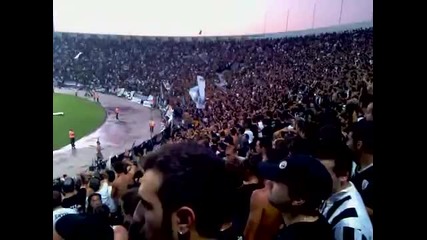 Paok gate 4 crazy fans [paok-valerenga]