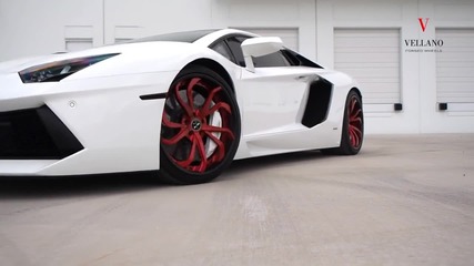 Красотата да претворяваш: Lamborghini Aventador · Vellano Wheels