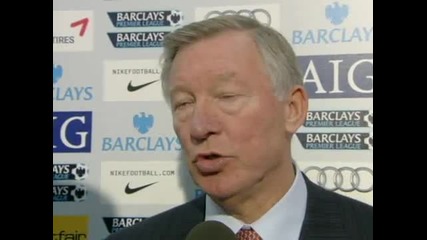 Manchester United Vs Manchester City 4 - 3 - Sir Alex Ferguson Interview - September 20 2009 - [hq]