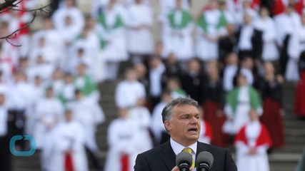 Hungarian Prime Minister's Supporters Jostle With Protesters at Remembrance of 1848 Uprising