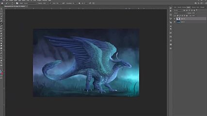 Mansi dragon commission Speedpaint photoshop cc_1080p.mp4