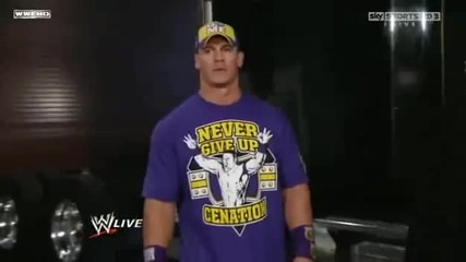 John Cena attacks Nexus Back Stage - 29.11.2010 ~ Part 1 