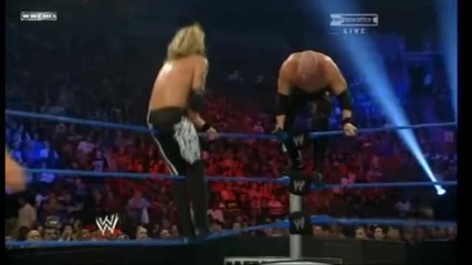Kane - Diving Clothesline to opponent on the Top-rope