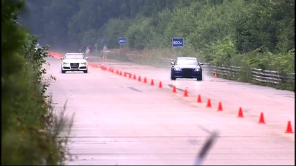 Moscow Unlim 500 Audi Rs6 Evotech vs Audi Rs6 Mtm 