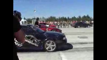 1100hp Audi S2 Coupe Vs 1200hp Nissan 300zx V6 