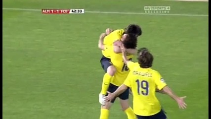 F.c.barcelona Vs Almeria Season 2009 - 2010