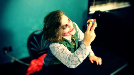 Joker Vs Rubiks Cube 