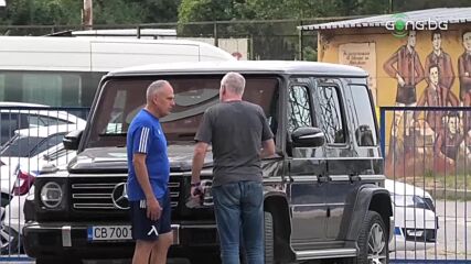 Наско Сираков посети съблекалнята на "сините" преди мача с Ботев Враца