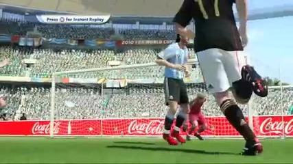 Argentina vs. Germany World Cup Match (simulated with Fifa 2010 South Africa) (hq) 