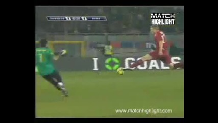 Juventus 1 - 2 As Roma - Buffon red card 