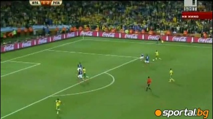 Мондиал 2010 Франция 1:2 Юар [22.06.2010]