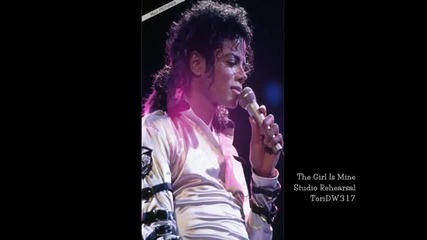 The Girl Is Mine(studio Rehearsal)-michael Jackson