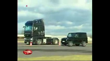 Man Tgx V8 vs Brabus G V12