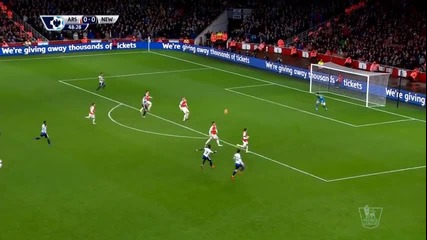 Арсенал - Нюкасъл 1:0, Премиър лийг, 20-и кръг