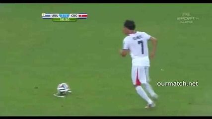 Световно Първенство 2014: Уругвай - Коста Рика 1:3
